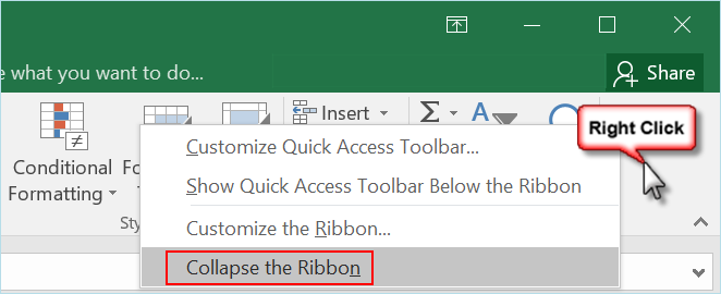 excel for mac 2011 increase size of ribbon